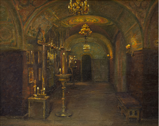 Ил. 2. М. Г. Кирсанов. Пещерный храм Феодоровского собора. 1910-е
