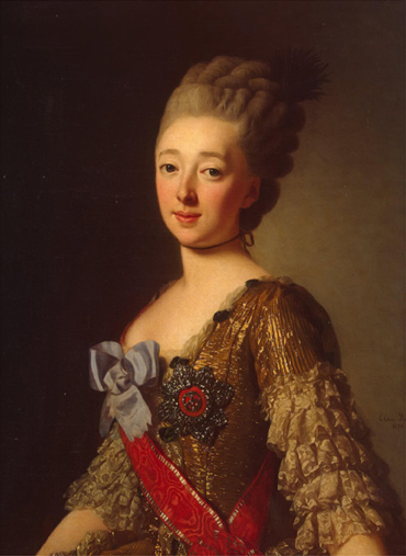 Ил. 4. А. Рослин. Портрет великой княгини Натальи Алексеевны. 1776